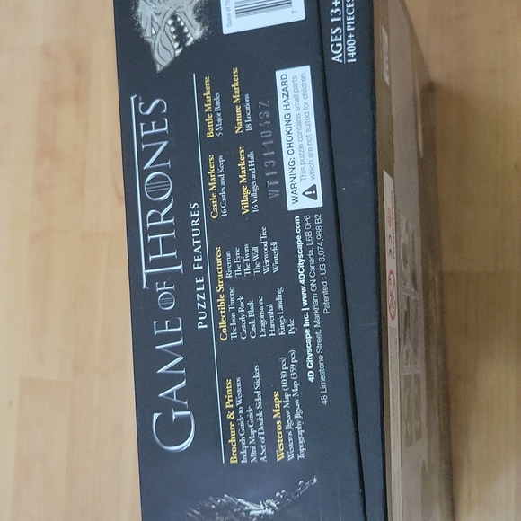 Like new Game of Thrones 4D "Puzzle of Westeros" - mostly unopened - Picture 10 of 11